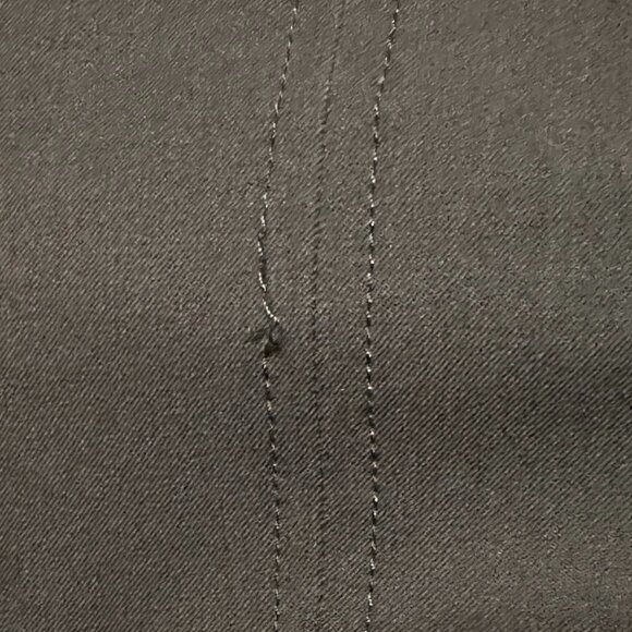 Banana Republic Olive Fitted Pencil Midi Dress Double Button Stretch Size 2 - Picture 10 of 10